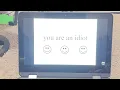 Getting the YOU ARE AN IDIOT cc virus on my Chromebook