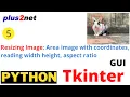 Tkinter displaying resized image showing part of the image over Button by using PIL Pillow library