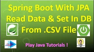 Set Data To Database By Reading Data From CSV FILE USING SPRING BOOT JPA