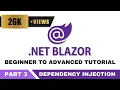 Blazor Tutorial C - Part 3 Blazor Dependency Injection Singleton Service Transient Service