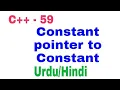 Constant pointer to constant Jawad Aslam