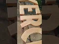 Wooden Letters for outdoor and indoor