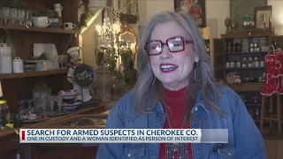 1 in custody Cherokee County s looking for another in search for armed men