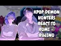 Download Lagu KPop Demon Hunters React To Rumi + RuJinu // Gacha Club