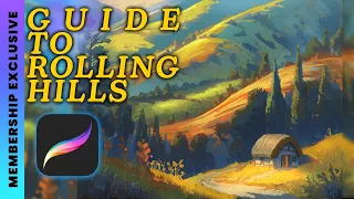 24h free access ROLLING HILLS GUIDE ⭐  LIVE ART DEMO