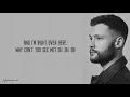 Dancing On My Own - Calum Scott Lyrics Video