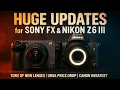 Download Lagu Sony FX3, FX30 \u0026 Nikon Z6 III ENORME updates! Plus VEEL nieuwe lenzen \u0026 URSA-prijsverlaging