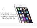Learn Swift - How to use a UIPopoverController with XIB