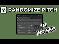 How To Randomize Pitch Of In Unity 6 Random Container