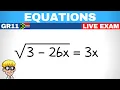 4h Square root equations gr 11 Try