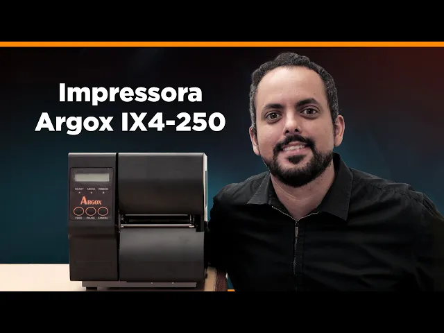 Vídeo Impressora de Etiquetas Argox IX4-250 PRO 203dpi - USB, Serial e Ethernet