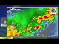LIVE - SEVERE STORMS FLASH FLOOD WARNINGS evening storms