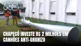 Chapecó investe R$ 2 milhões em canhões anti-granizo para 2026