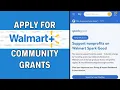 How to Apply for Walmart Community Grant Program - Full Guide