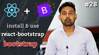 ReactJS Install React-Bootstrap Package Use Bootstrap In React In Hindi By Nirbhay Kaushik