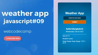 Build A Weather App in HTML CSS JavaScript Weather App in JavaScript-09