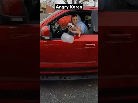 Angry Karen Vs Motorcycle #karen #motorcycle