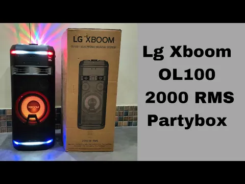 Download MP3 LG OL100 2000W RMS Partybox