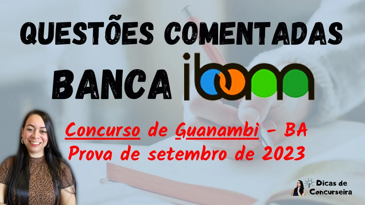 Questões 2023 IBAM (nível superior) | Concurso Prefeitura de Guanambi - BA