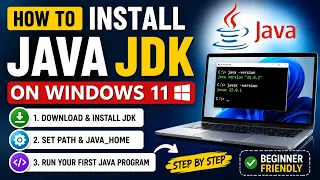 How to Install Java JDK on Windows Set PATH Run Your First Java Program