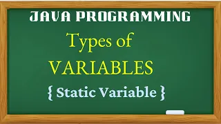 Static Variable in Java Java Tutorial in Tamil - 2023