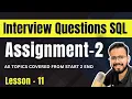 2 SQL Complete Course Interview questions Practice Set SQL