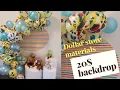 Dollar tree Balloon garland backdrop Marble balloon garland dollar store balloon garland