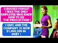 Download Lagu 3 Bosses Forgot I'm The Only One Who Knows How To Do Job! Now The Company Is $1,000,000 In Debt r/EP