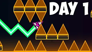 Beating This WAVE Extreme Demon! (Day 1)