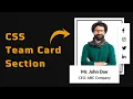 Creative Team Section using Flexbox Responsive Developer Hub