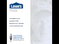 Peter K O Connell Voices Briefly for Lowe s Home Improvement