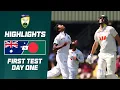 Australia v Bangladesh First Test Day One