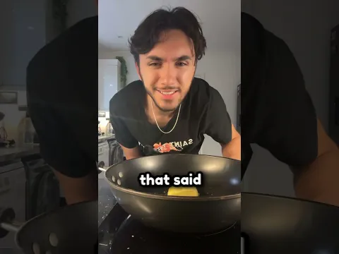 I tried cooking butter... #shorts #shortsfeed #youtubeshorts #cringe #cooking #comedy #funny