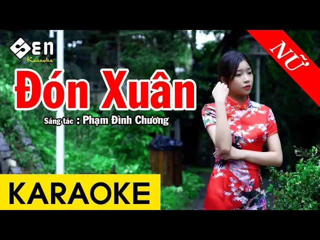 Karaoke Đón Xuân Remix Tone Nữ Nhạc Sống - Beat Chuẩn Cực Hay