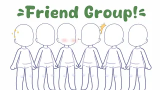 Creating a friend group with a wheel Group of 6 Omegaverse