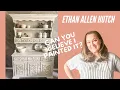80 Ethan Allen Hutch Did I ruin it with paint