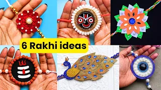 DIY 6 Aesthetic & Eco Friendly Rakhi making ideas| How to make Rakhi at home & for Competition 2026