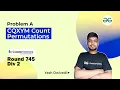 Problem A CQXYM Count Permutations Codeforces Round 745 Div 2 Yash Dwivedi