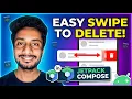 Swipe to Delete in Jetpack Compose Android Tutorial
