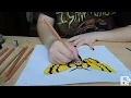 Drawing A Death Head Hawkmoth Tattoo Design Time-Lapse