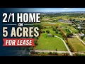 Country Home for Lease on 5 Acres San Marcos TX Minutes from the Outlets