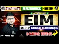 EIM UNIT 1 BASICS OF MEASUREMENTS Loading Effect Electronics Engg 4th Sem
