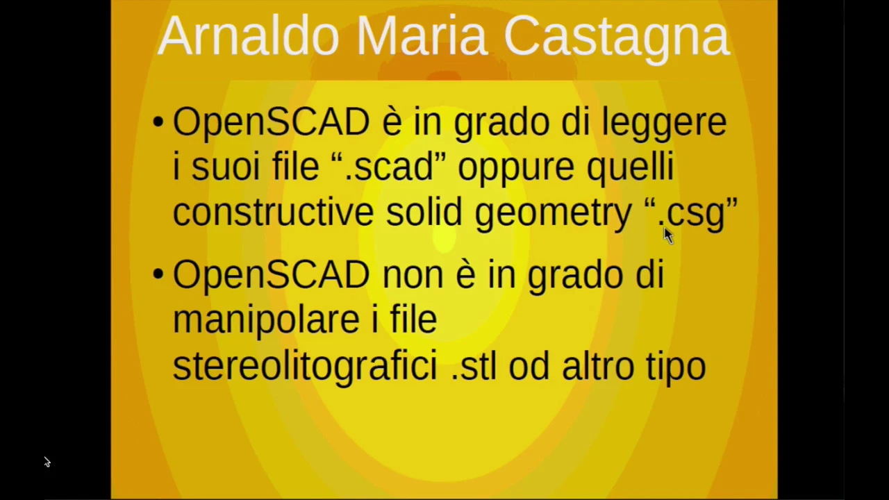 OpennSCAD: dalla costruzione del modello geometrico 3D alla prototipazione rapida