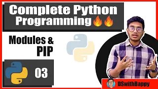 Modules pip in Python Tutorial 03 Complete Python Programming
