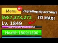 Upgrading My ACCOUNT To MAX in Blox Fruits