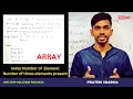 Linear Search Index number and Number of times Computer Class 10 ICSE ISC Java Programming