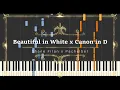Download Lagu Shane Filan - Beautiful in White x Canon in D // Synthesia (Sheet Music, MIDI,)