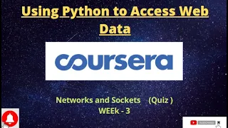 Network and Socket Quiz using python to access web data