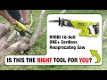 Ryobi P519 Reciprocating Saw Review Demo 2022