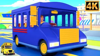 Bus Ka Chakka Ghume Pure Shehar Mein, बस का चक्का घूमे पूरे शहर में, Vehicle Cartoon Songs for Kids
